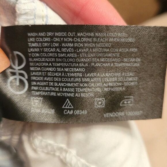 Nine West Jeans Chrystie Capri Plus Size 16 Striped - Picture 7 of 9